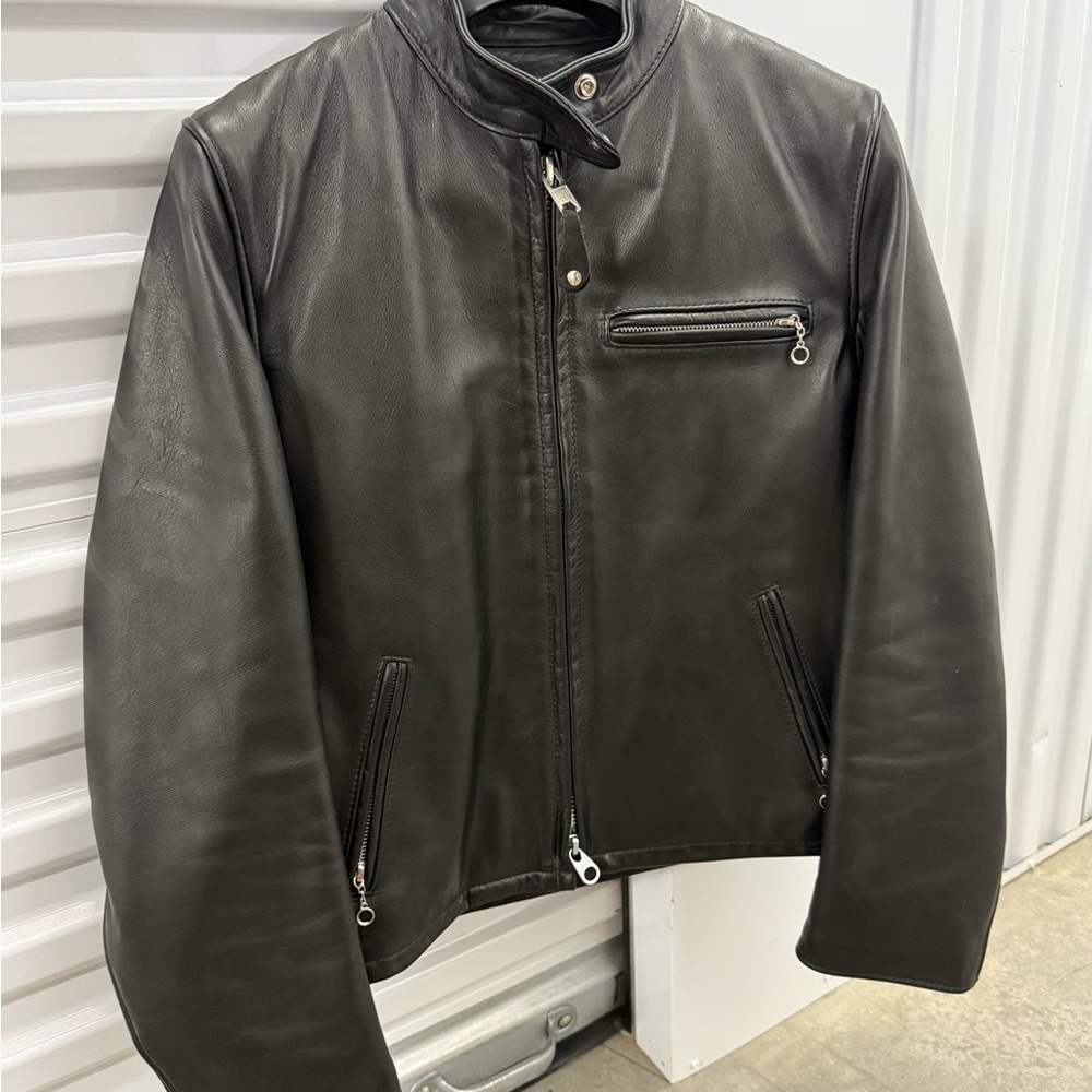 Schott NYC Black Leather Jacket